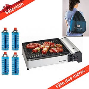 Fête des mères appareil de cuisson barbecue portable - univers du pro